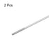 MECCANIXITY 304 Stainless Steel Push Rod Connector, Double End Threaded Rod for DIY RC Car, M4x250mm, 2 Pack