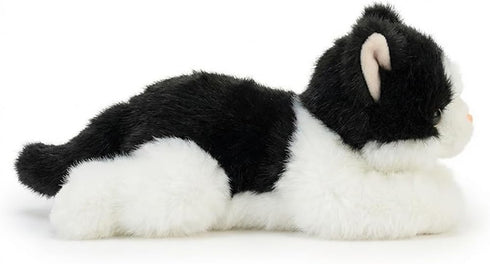 8 inches Cute Black Cat Stuffed Animal Plush Toy - Weighted & Soft, Cute Small Plushie Gift for Kids, Girls, Boys