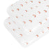 Crib Sheets Boy Girl, 2 Pack Baby Crib Sheets for Standard Crib