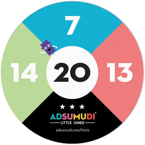 Adsumudi Math Game - Little Ones: Fun Game for Kids to Grow Addition, Subtraction & Mental Math Skills