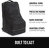 50lbs, GORILLA GRIP Tear and Water Resistant Padded Car Seat Travel Bag for Airplane and Airport, Universal Fit Baby