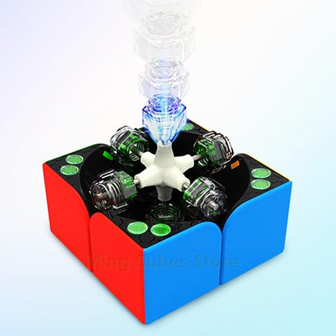 Bukefuno GAN 251 M Leap UV 2x2 Magnetic Cube, Gans Mini Speed Puzzle, Stickerless Magnets