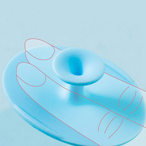 MR LION (Small-4PCS) Baby Bath Brush, Baby Cradle Cap Brush, Silicone Massage Brush, Silicone Scrubbers Exfoliator
