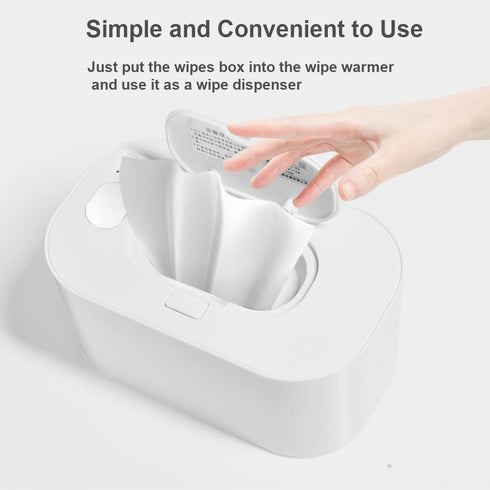 Karlak Baby Wipe Warmer Large acity Baby Wet Wipes Warmer Dispenser USB Powered, Constant Temperature Heating