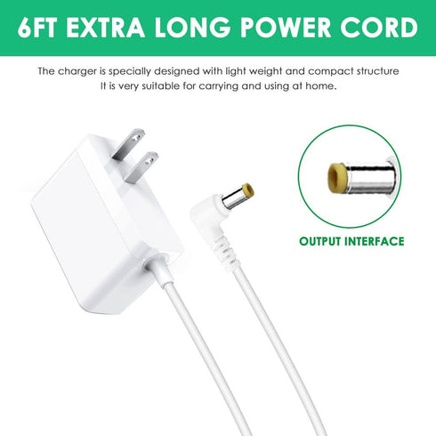 Replacement Charger Compatible with VTech DM221 DM221-2 DM223 DM251 Parent and Baby Units