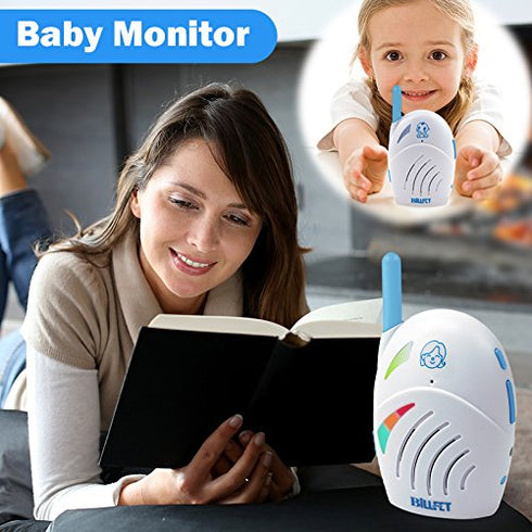 Portable Two-Way Audio Baby Monitor with USB Charging