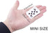 5 Decks Mini Playing Cards Party Favor, Miniature Poker Cards Traveling Decks Cards Festival Party Game Supply for Kids and Adults, 2 X 1.5 inch