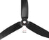 5040 5x4 Inch 3-Vane 2 uxcell RC Propellers Multi-Rotor for Aircraft Toy, Nylon Black Pairs
