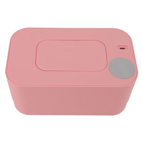 Compact Wipes Warmer Multi Functional Use Moisturizing and Mild Portable Baby Wipe Warmer Convenient (Pink Constant