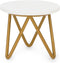 1 6 Scale Dollhouse Furniture Mini Circle Coffee Table Miniature Decor for