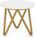 1 6 Scale Dollhouse Furniture Mini Circle Coffee Table Miniature Decor for