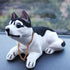 BESPORTBLE Car Decorations Playset with Bobbleheads Puppy Figurine, Shaking Head Dog Auto Interior Decor for Vehicle