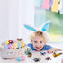 UMEELR 12 Pcs Prefilled Easter Eggs with Insect Animal Building Blocks, Surprise Toys for Kids Easter Party