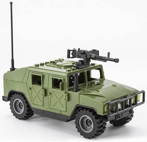 Armored Vehicle Building Block Toy, Military Vehicle for Ages 6-12+, Army Battle Brick Model Toys Gifts for Boys (4