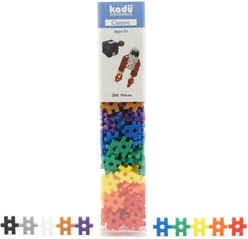 KADU Classic 250 Piece Classic Set - STEM/STEAM Building Toy for Open Imaginative Play