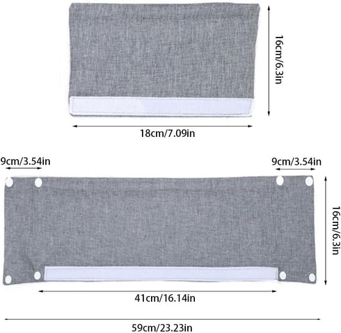 jojobasec Stroller Handle Sleeve Cover Baby Stroller Sleeve Cotton Handlebar Cover for Armrest Shoulder Belt