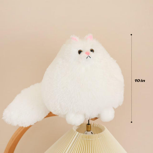 10 Inches) Winsterch Stuffed Animal Plushie Cat Stuffed Animal,Cute Soft Plush Cat Animals,White Stuffed Cat, Birthday