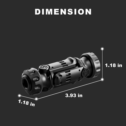 20 1 Metal Fidget Toy Gun for Adults: Stress Relief Toys Fidget Gun Fidget Spinner, Steel EDC with Bullets Target
