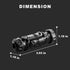 20 1 Metal Fidget Toy Gun for Adults: Stress Relief Toys Fidget Gun Fidget Spinner, Steel EDC with Bullets Target
