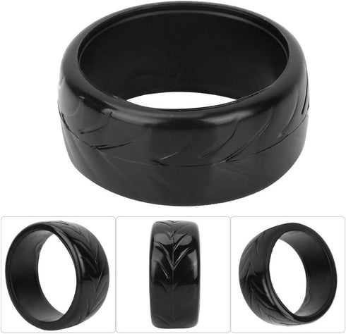 VGEBY1 4PCS RC Drift Hard Tires, 26mm RC Racing Speed Hard Drift Tires for 1/10 RC Drifting Car Accessory
