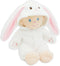 June Garden 12" Sweet Dolly Snowbun - Stuffed Ultra Soft Baby Doll