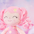 Gloveleya Baby Doll Girl Gift Soft Plush Princess Doll with Pink Star Dress, Snuggly First Baby Doll for Girls, Stuffed