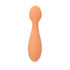 Nuby Silicone Mini Spoons (2-Pack) for Baby-Led Weaning, 4+ Months, Orange