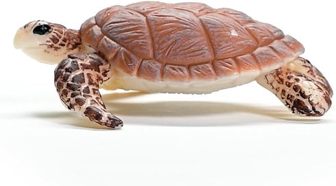 Schleich Wild Life New 2024 Wild Animal Toy, Hawksbill Sea Turtle Ocean Animal Figurine