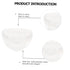 3sets 10pcs 10pcs*3 Yardwe Pacifier Storage Box Portable Pacifier Cases for Newborns Transparent Design Durable