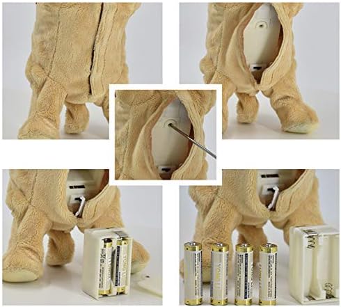 8 18+ WEofferwhatYOUwant Pug Daddy - Interactive Plush Robot Dog Toy for Toddlers - Touch & Sound Activated, Realistic