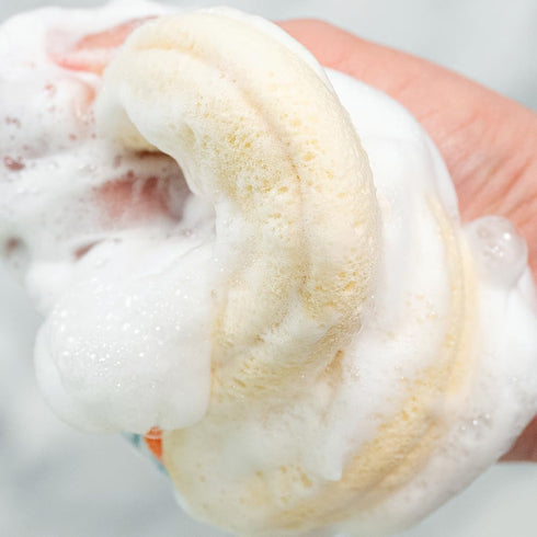 Set Hypoallergenic Natural Baby Sponge & Wash Cloth for Bath Ultra-Soft, Gentle, Safe for Newborns, Infants & Sensitive