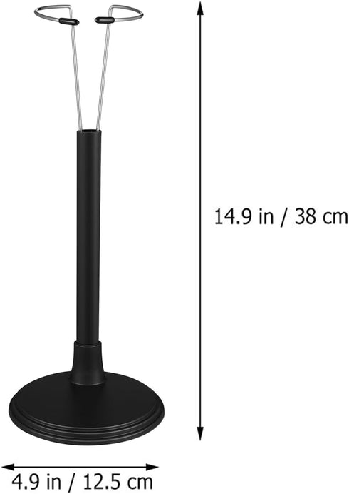 4pcs Doll Stand Black Doll Display Support 18 Inches Action Figure Stand Reusable Doll Support Stand Dollhouse Furniture Vertical Doll Stand Supply Dolls Accessories