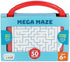Chuckle & Roar - Mega Maze - Reusable Dry Erase Travel Maze Game - Great for Road Trips, Ages 6 and Up