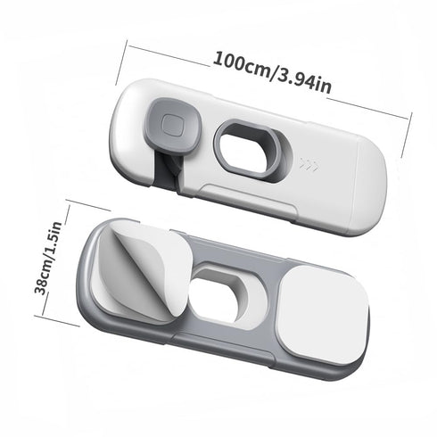 Ruzofo 5Pack 5 Count (Pack 1)) Child Proof Refrigerator Lock, Fridge Locks for Kids,with Adhesive,Child Safety Locks