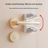 QL-LINRUN No-Drill Door Lever Lock Child Proof, Heavy Duty Adhesive Pet Safety Gate for Toddlers, Baby Proofing No