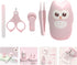 Nail Clipper Safe Manicure Grooming Kit with Comfortable Grip Lightweight Portable Case for Newborn and Moms