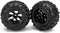 Traxxas 7277 Tires and Wheels Assembled glued (Geode Black beadlock Style Wheels Canyon at Tires Foam Inserts) (1 Left 1 Right)