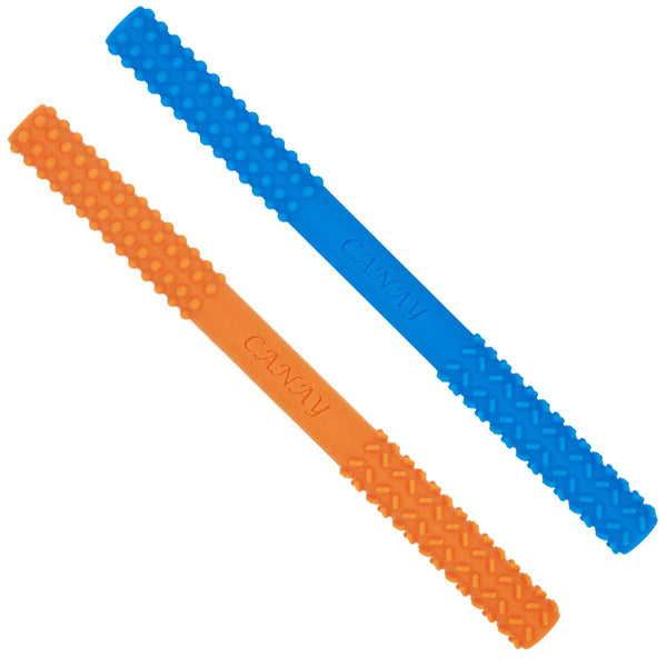 Hollow Chew Tubes Sensory Chew Toys for Autistic Children (2 Pack), Teething and Oral Motor Stimulation