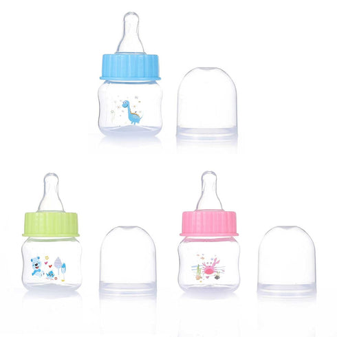 BOGEEL 1.7oz Baby Bottle Portable Baby Nursing Bottle Wide Neck Natural Flowing Easy to Milk Bottle for Infant Pet Dog