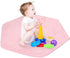 WERSHOW 55" Hexagon Coral Rug - Ultra Soft Carpet for Princess Castle Playhouse Bedroom Length Girls Anti-Slip Bottom