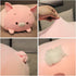 Pig Plush Pillow Soft Stuffed Animal Toy, Piggy Body Pillow, 33.5"