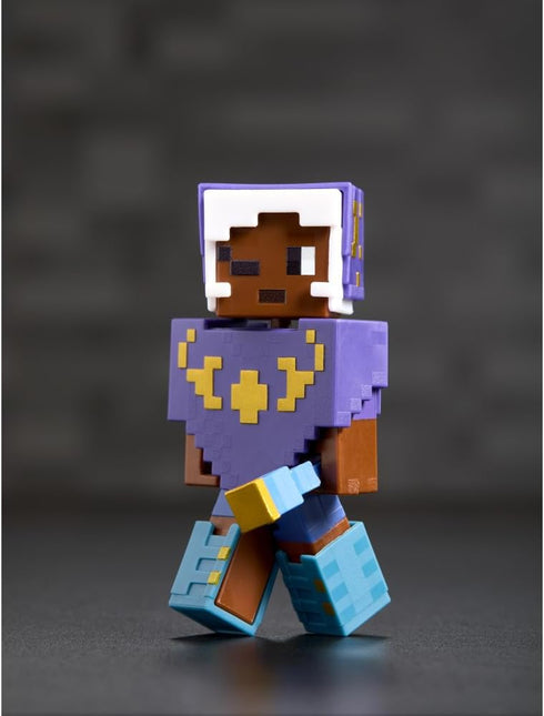 MINECRAFT Creator Series 3.25" Skin Poncho Action Figure with Accessories for Kids Ages 6 and Up