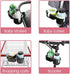 Universal Stroller Snack Tray with Cup Holder Attachment, 2 in 1 Stroller Accessories, Grey