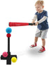 Aoneky Mini Foam Tball Set for Toddlers - Best Baseball T Ball Toys for Kids Age 1 Years Old, Carry Bag Included