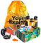 Kids Outdoor Adventure Kit: Binoculars, Compass, Magnifying Glass & Flashlight for Boys & Girls Ages 3-12