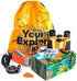 Kids Outdoor Adventure Kit: Binoculars, Compass, Magnifying Glass & Flashlight for Boys & Girls Ages 3-12