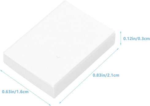 Toddmomy 20 Pcs Miniatures Blank Books, 1:12 Scale White Dollhouse Books, Mini House Accessory Decoration