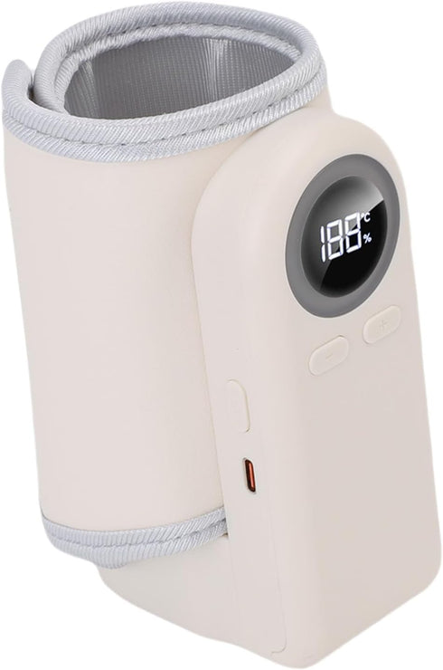 LUCKDANO Portable Bottle Warmer - Fast Heating Adjustable Temperature Rechargeable Travel Baby Milk Water Warmer