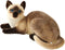 Siamese Cat Stuffed Animal, 12 inches, Shorthair Realistic Plush Cat Toys, Gift for Kids (A)