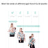 ECHOZONE Backpack Toddler,7-55lbs Baby Carrier with Hip Seat,Ergonomic Infant& Child Holder Carrier Kangaroo Bag